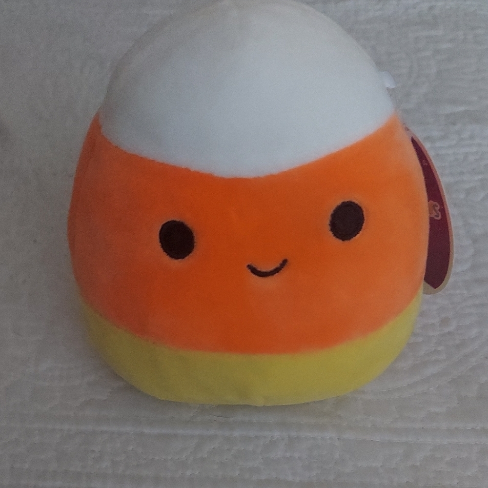 Canon Candy Corn Plush Toy - Vibrant Orange, Yellow, White